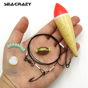 <span class=keywords><strong>Flotteur</strong></span> de pêche OEM en bois avec perle phosphorescente et accessoire d'hameçon pour thon, pour la pêche au bar, à la truite, au brochet et à la carpe - Product Image 6