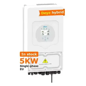 오리지널 브랜드의 새로운 Deye SUN-5K-SG03LP1-EU 5Kw 인버터 8Kw 단상 그리드 타이 하이브리드 태양열 인버터 10Kva 48V