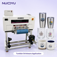 Printer UV DTF Grosir Baru Ukuran A3 30cm Mesin Stiker Kristal untuk Tumbler dan Drinkware Kepala Tunggal Sirkulasi Tinta Putih Otomatis
