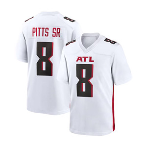 Camiseta de Fútbol Americano de Michael Penix Jr. de los New Atlanta 9 de 2026, Números 7 Bijan Robinson, 6 Younghoe Koo, 5 Drake London, Bordada - Product Image 4