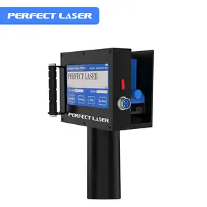 Perfect Laser Small character wireless and cheap Handheld Metal aluminium plastic wood digital inkjet color label printer