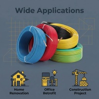 Cables de Alimentación JXZJ ZC-BVR de Cobre Trenzado con Aislamiento de PVC, Retardantes de Llama, para Proyectos de Construcción, 450V/750V/600V