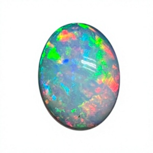 Ópalo etíope natural, cabujón de forma ovalada, multicolor, para suministro de joyería. - Product Image 3