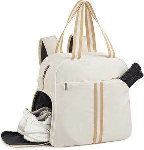 Bolsa Impermeable de Nailon para <span class=keywords><strong>Padel</strong></span> y Tenis Pickleball, Bolsa Deportiva Portátil de Gran Capacidad para <span class=keywords><strong>Ping</strong></span> <span class=keywords><strong>Pong</strong></span> con Bolsillo para Zapatos, Raqueta Deportiva - Product Image 1