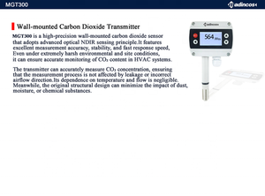 MGT300: 壁のタイプ高精度干渉防止、HVAC 0-40000ppm広い範囲、4-20mA/RS485出力付き<span class=keywords><strong>CO2</strong></span>センサートランスミッタ - Product Image 3
