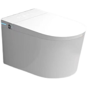 Toilette intelligente murale entièrement automatique avec siège chauffant antibactérien, télécommande, céramique, drainage mural <span class=keywords><strong>suspendu</strong></span> - Product Image 2