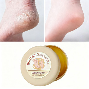 Marque privée Crème de soin des pieds biologique infusée à la glycérine Exfoliant pour peaux mortes Guérison des pieds fissurés Soulagement sain des pieds - Product Image 6