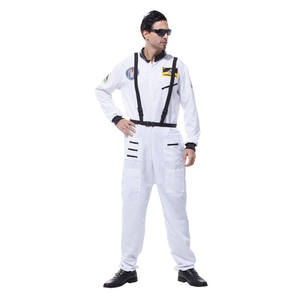 <span class=keywords><strong>Costume</strong></span> d'astronaute <span class=keywords><strong>Costume</strong></span> Spaceman <span class=keywords><strong>Costume</strong></span> pilote combinaison de vol pour <span class=keywords><strong>homme</strong></span> femme, adulte Cosplay <span class=keywords><strong>Costume</strong></span> Jumpsuit pour Halloween - Product Image 3