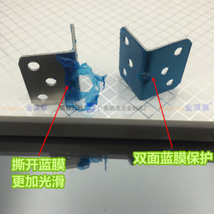 Supports d'angle en acier inoxydable 1,0 mm renforcés en forme de L pour le montage de meubles, armoires et tiroirs - Product Image 3