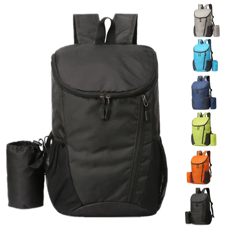 Sac pliable unisexe, sac de voyage étanche, sac à dos d'extérieur, sac à dos de sport portable de grande capacité pour le camping et la randonnée