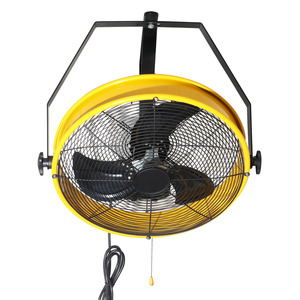 Ventilador de Pared Oscilante de Grado Industrial de 16 Pulgadas, de Alta Resistencia, con Carcasa Metálica, Sistema de Ventilación Comercial, Montaje en Techo - Product Image 6
