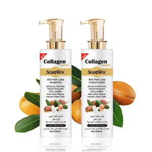 Produits de soins capillaires naturels de marque privée starduplex shampoing éclaircissant de protéines à base de plantes pour hommes