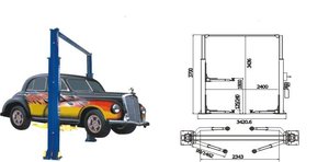 Sollevatore automatico a quattro ruote con macchina di allineamento integrata, cambio automatico ruota per Garage di servizio Auto officina - Product Image 2