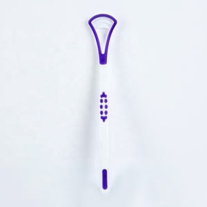 Factory Supply Cheap Soft Silicone/Plastic <strong>Rubber</strong> <strong>Tongue</strong> Brush Scraper <strong>Cleaner</strong> Eco-Friendly Reusable - Product Image 5