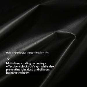 ร่มกันแดดอัตโนมัติแบบสามตอน รุ่น Donut Hook พร้อมโครงเหล็กและยางเคลือบกาวสีดำ ป้องกันรังสียูวี สำหรับผู้ใหญ่ - Product Image 5