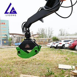 Pinza idraulica per la foresta per Mini escavatore 13 tonnellate di legno <span class=keywords><strong>Log</strong></span> <span class=keywords><strong>Grab</strong></span> vendita calda - Product Image 6