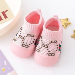 New Breathable Baby Walking <b>Shoes</b> Indoor Anti Slip <b>Soft</b> Sole Toe Protection Infant Pre Walker <b>Shoes</b> For Toddler Boys Girls - Product Image 4