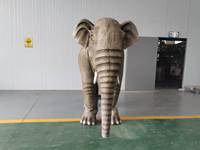 Costume d'éléphant animatronique 3D réaliste personnalisé pour 2 personnes, pour les activités des centres commerciaux, les parcs à thème, les parcs d'attractions