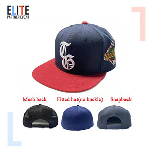 قبعات رياضية HS0001 للرجال بحافة مسطحة من Gorras مطرزة ثلاثية الأبعاد قطن مخصص بولو بيسبول Snapback - Product Image 2