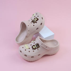 Baby Crocs – pantoufles kaki antidérapantes à semelle souple pour enfants, chaussures pour garçons et filles de 13 à 24 mois, utilisation en intérieur en été - Product Image 3