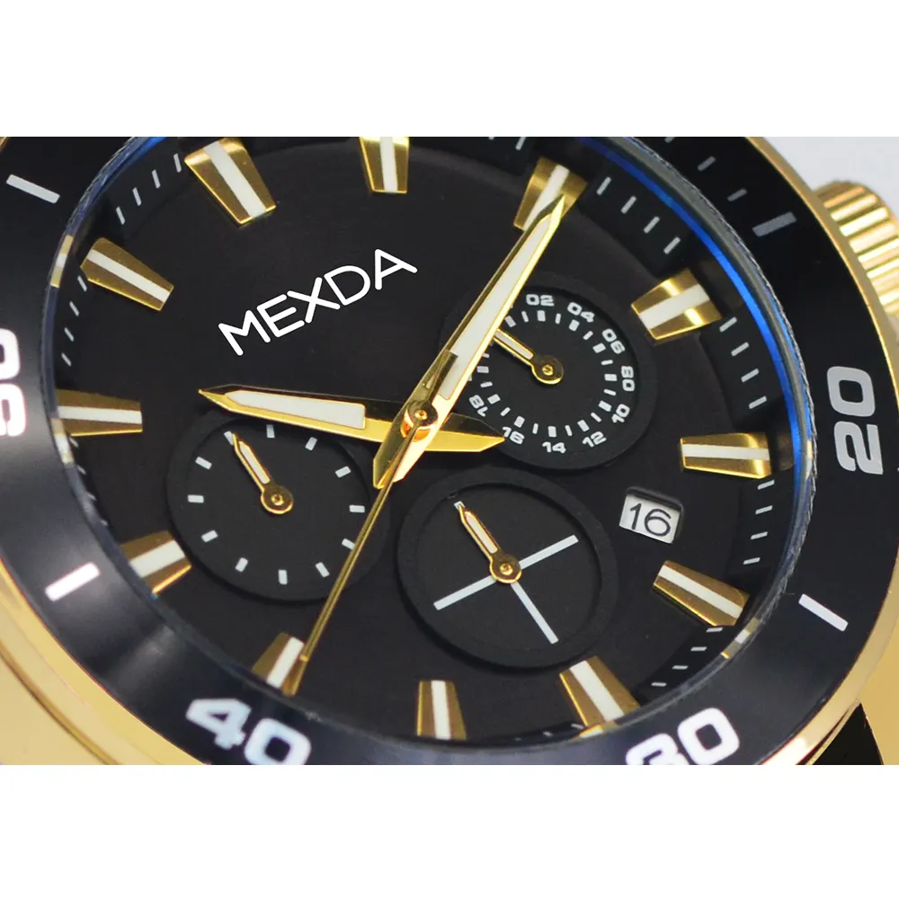 Rotating Bezel Custom Simple Fashion Chrono Watch Men Orologio Analogue Watch Relojes Hombre