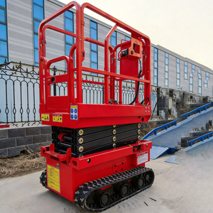 Plataforma Elevadora <span class=keywords><strong>de</strong></span> <span class=keywords><strong>Tijera</strong></span> Móvil Eléctrica P-1000 con Orugas, <span class=keywords><strong>Mini</strong></span> Plataforma <span class=keywords><strong>de</strong></span> Trabajo Aérea Hidráulica con Certificación CE ISO - Product Image 5