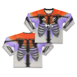 Chemises à Manches Longues en Polyester Respirant Personnalisé à Motif Imprimé par Sublimation - Product Image 2