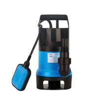 Corps en plastique 1HP Mini pompe à eau submersible de jardin avec interrupteur à flotteur