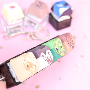 Móc khóa <span class=keywords><strong>LED</strong></span> hình vuông sáng tạo độc đáo, hoạt hình dễ thương, chất liệu acrylic, đồ chơi giảm stress, chống nước, quà tặng bằng nhựa - Product Image 4