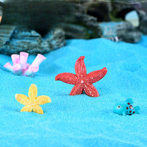 Aangepaste Hars Ornament Mini Kleur Vijfhoekige Kleine Zeester Micro Landschap <span class=keywords><strong>Aquarium</strong></span> <span class=keywords><strong>Aquarium</strong></span> Waterscape Ambachten - Product Image 2