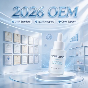 Hydrating Calm Serum Facial Skincare Essence OEM ODM Private Label <b>Dropper</b> <b>Bottle</b> for Daily Care - Product Image 3