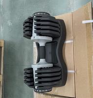 Ensembles d'haltères de musculation poids libres 24kg 40kg avec logo personnalisé