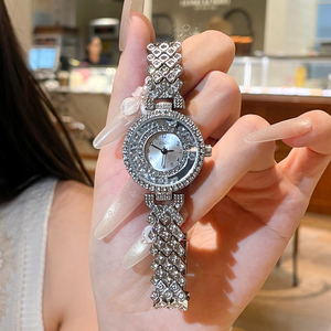 Montre à quartz CILOA pour femme, cadran rond en alliage, bracelet, montre-bracelet, jour, date, résistante à l'eau, cadeau - Product Image 4