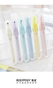 学生高颜值闪光荧光笔大容量0.5毫米书写宽度星空手帐绘制塑料 - Product Image 3