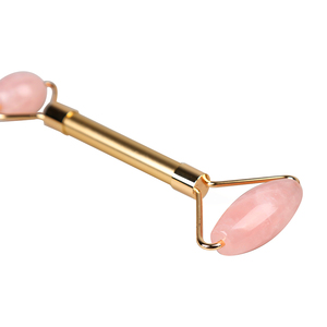 Rose Quartz Tension Melting Facial Massager for Face <strong>Neck</strong> Face <strong>Roller</strong> to Relieve Tension Soothe Stress Improve Circulation - Product Image 3