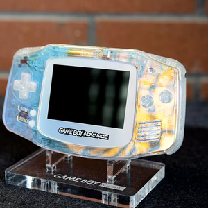 Coque pour GBA, style holographique pailleté, édition limitée, pour console <span class=keywords><strong>GameBoy</strong></span>, boutons inclus - Product Image 1