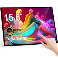 Tableta Android de 15 Pulgadas Ultrafina con Pantalla Táctil Capacitiva, Pantalla Digital Todo en Uno para Restaurantes, Pantalla LCD Publicitaria