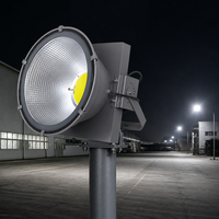 Reflector LED Industrial de 1000W, 120V CC, a Prueba de Explosiones IP68, de Aluminio, Antideslumbrante, 6500K, para Helipuertos