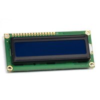 Modul LCD Cheng Xin 1602A Layar Dot-Matrix Karakter 16x2 Layar Biru Dari Cina