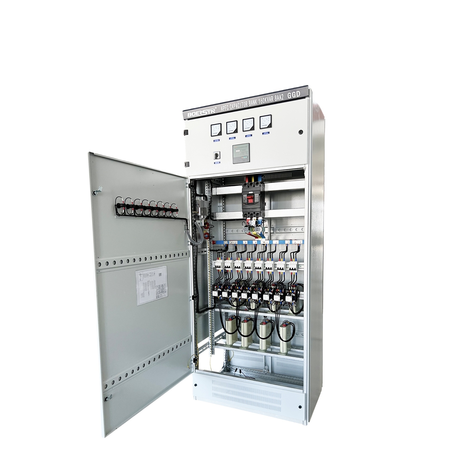 DAMO Automatic <strong>Power</strong> <strong>Factor</strong> <strong>Correction</strong> Controller <strong>400V</strong> 120kvar 3 Phase 50/60Hz 630A Improvement Capacitor Bank AC Switchgear