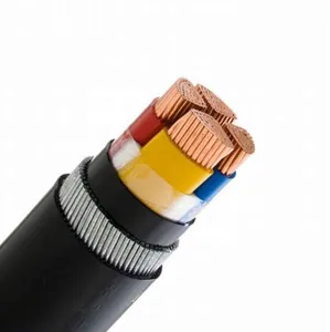 Câbles multiconducteurs 0.6/1 kV Fil isolé XLPE blindé avec conducteur en cuivre 4x1.5 4x2.5 4x6 4x4sq.mm