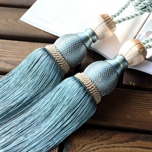 Custom Color Modern Style Curtain Tassel Tassel Tieback Curtain <strong>Fringe</strong> <strong>Trim</strong> - Product Image 4