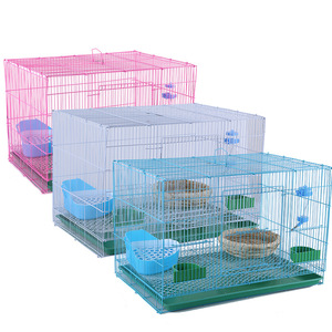 Wholesale Parrot Aviary Pigeon Canary Large Foldable Metal Breeding Bird Cage For Sale Cage Oiseau