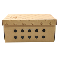 Boîte d'expédition en carton ondulé pour animaux de compagnie, de haute qualité, robuste, durable, ventilée, avec trous d'aération, recyclable, imprimée sur mesure
