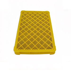 Boîte <span class=keywords><strong>de</strong></span> palette en plastique ventilée et durable <span class=keywords><strong>de</strong></span> qualité alimentaire pour fruits et légumes, écologique, en maille, pour la vente - Product Image 2