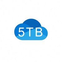 OneDrive pour Entreprises 5 To – Clé de licence optionnelle pour stockage cloud sur tout appareil – Licence authentique 1 an – Compte à vie