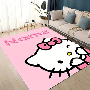 Wan Xinlong Tapis de sol rectangulaire pour enfants, imprimé dessin animé, antidérapant, nouveauté, pour chambre d'enfant, décoratif, résistant aux taches, facile à nettoyer - Product Image 4