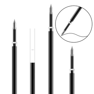 Deli S782 <b>Pen</b> <b>Refill</b> 0.5Mm Bullet Tip Black For Office School Use - Product Image 2