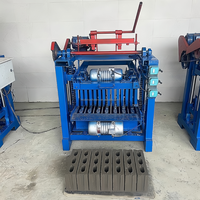 Machine à fabriquer des briques en argile, pour blocs de pavage et de terrassement, méthode manuelle à vibration moteur