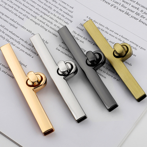 ヴィンテージ バッグ メタル クラスプ ターンロック ツイストボタン DIY ハンドメイド レザー クラフト バッグ 財布 ハードウェア エレガント ゴールド バッグ アクセサリー - Product Image 1